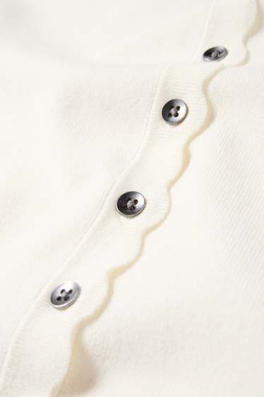 Dona - Jaqueta de punt - blanc trencat