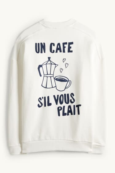 Damen - Sweatshirt - weiss