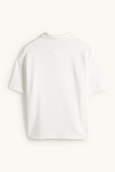 Women - Polo shirt - regular fit - white