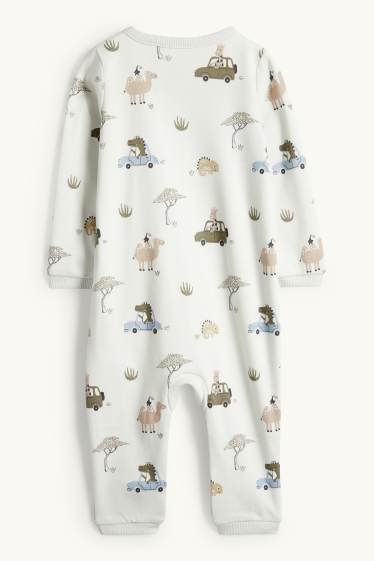 Miminka - chlapci - Safari - pyžamo pro miminka - mátově zelená