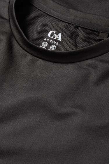 Heren - Sport-T-shirt - regular fit - zwart