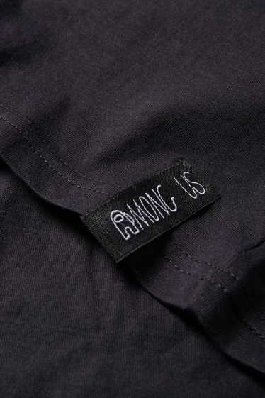 Children Boys - Among Us - short sleeve T-shirt - black