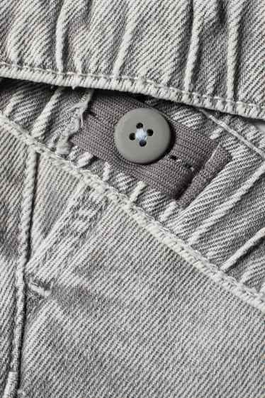 Niños - Jeans cargo - vaqueros - gris claro