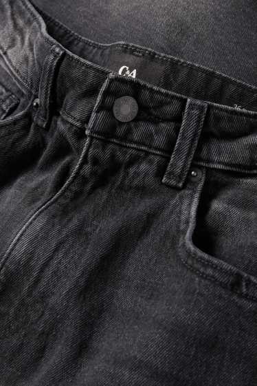 Damen - Mom Jeans - High Waist - LYCRA® - dunkeljeansgrau