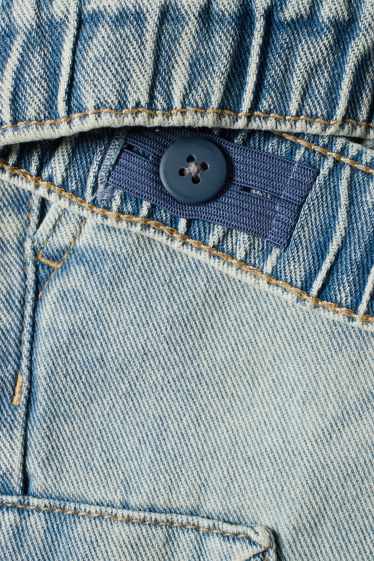 Niños - Jeans cargo - vaqueros - azul claro