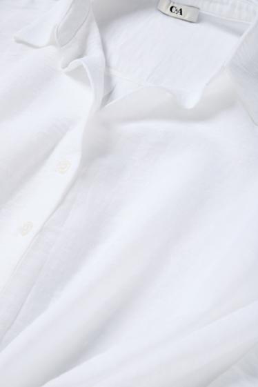 Dona - Brusa amb nus - blanc