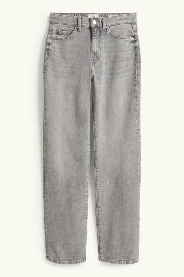 Dona - Straight Jeans - high waist - LYCRA® - texà gris clar