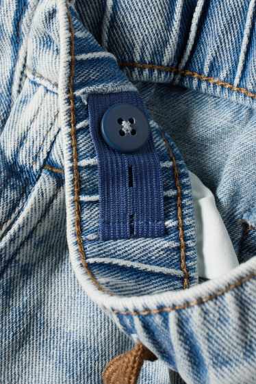 Niños - Jeans cargo - vaqueros - azul claro