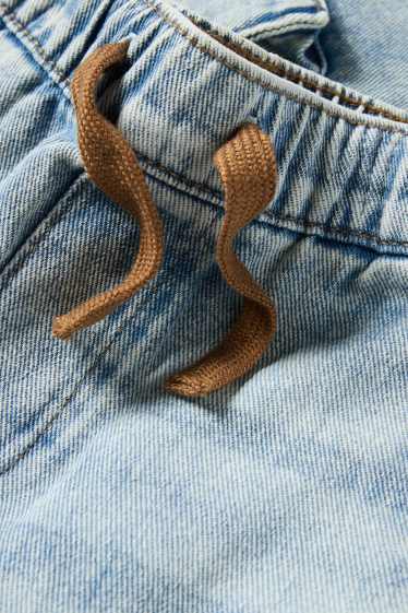 Niños - Jeans cargo - vaqueros - azul claro