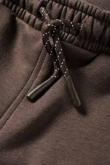 Kinder Jungen - Cargo-Jogginghose - dunkelbraun