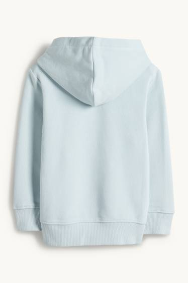 Kinder Jungen - Bär - Hoodie - hellblau