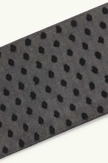 Donna - Collant fini - LYCRA® - 20 DEN - a pois - nero