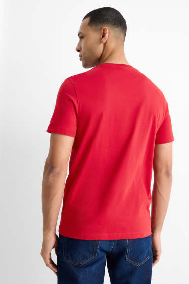 Herren - T-Shirt - Regular Fit - rot