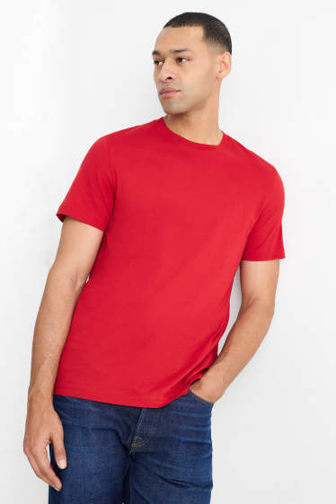 Herren - T-Shirt - Regular Fit - rot