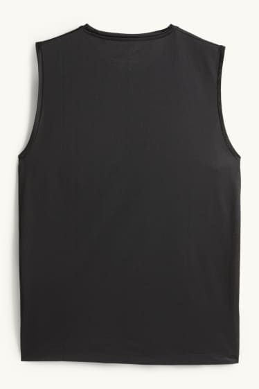 Herren - Funktions-Tank-Top - schwarz