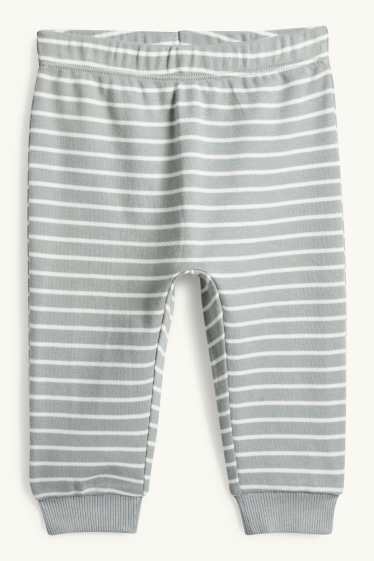 Miminka - chlapci - Žirafa, slon a chameleon - pyžamo pro miminka - 2dílné - bílá