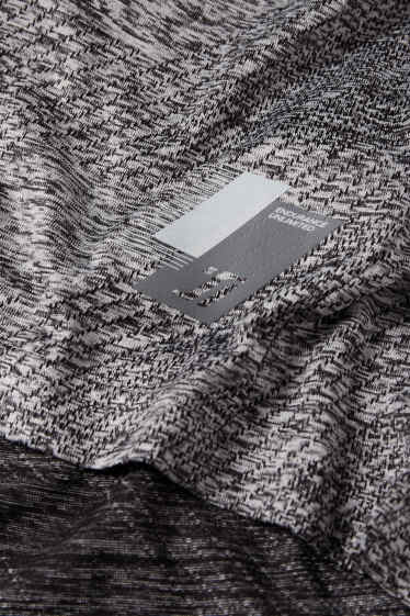 Heren - Sportshirt - regular fit - zwart / grijs