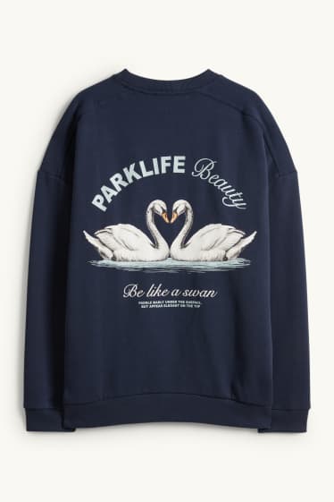 Dámské - Mikina - tmavomodrá