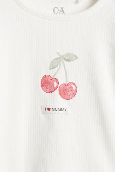 Baby Girls - Multipack of 2 - cherry - baby pyjamas - 4 piece - white / red