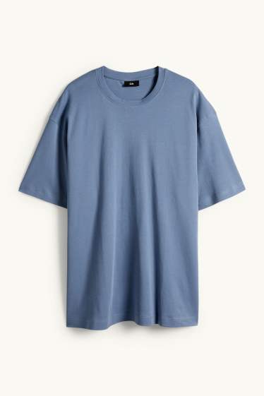 Herren - T-Shirt - Relaxed Fit - blau