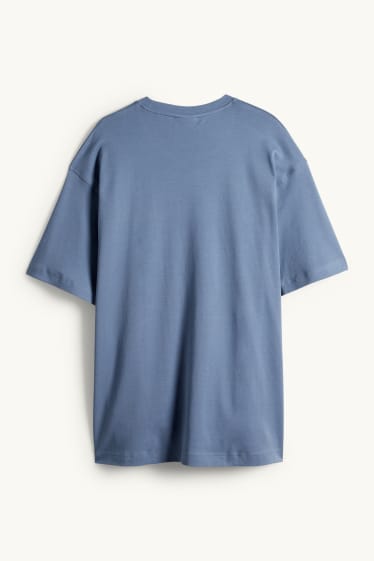 Herren - T-Shirt - Relaxed Fit - blau