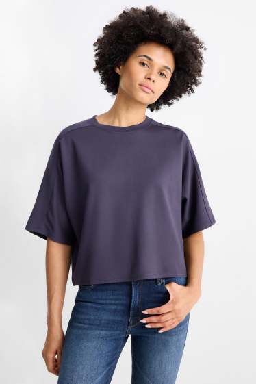 Dona - Dessuadora - oversized - blau fosc