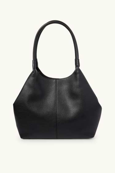 Dona - Bossa shopper gran - pell sintètica - negre