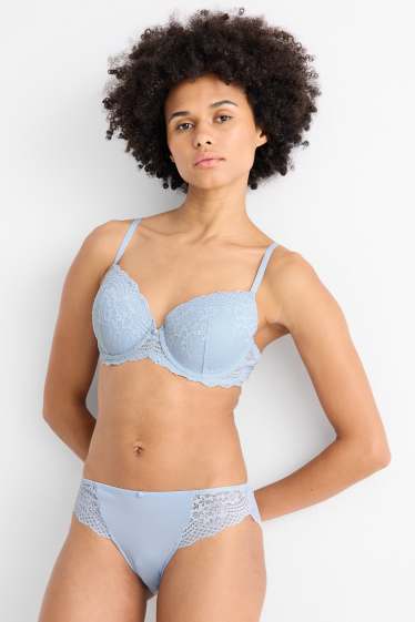 Femmes - Culotte - bleu clair