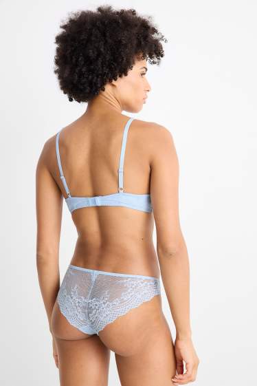 Damen - Brazilian Slip - hellblau