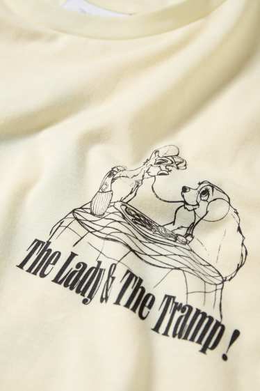 Donna - T-shirt - oversize - Lilli e il Vagabondo - giallo chiaro