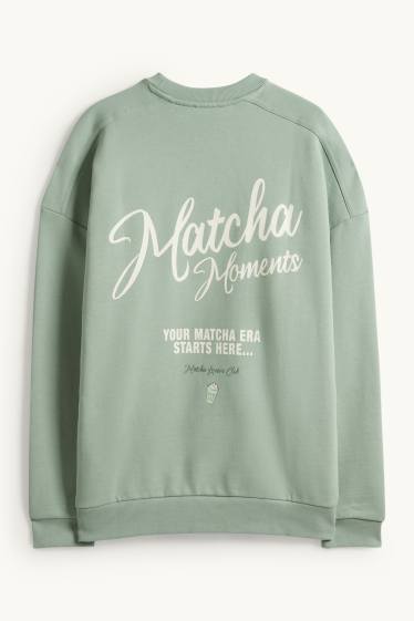 Damen - Sweatshirt - hellgrün