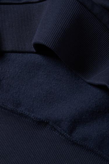 Femei - Bluză de molton - albastru închis