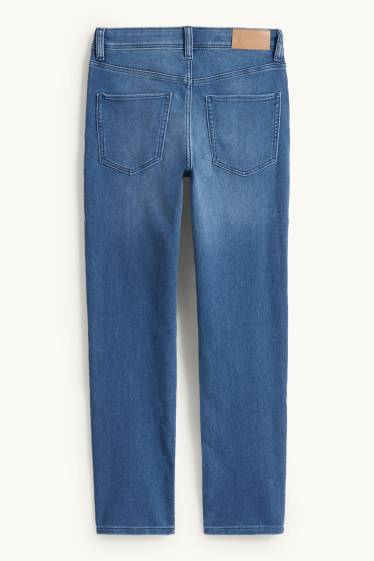 Damen - Slim Jeans - Mid Waist - Jog Denim - jeansblau