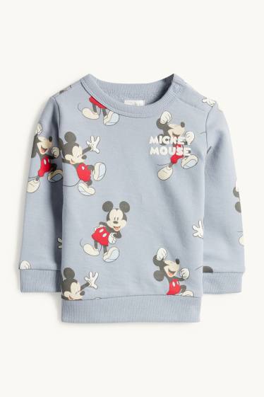 Baby Buben - Micky Maus - Baby-Sweatshirt - blau