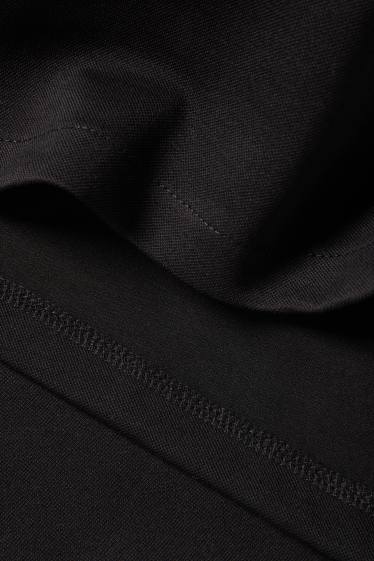 Heren - Sweatshort - met structuur - zwart