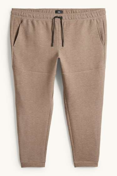 Hommes - Pantalon de jogging - marron clair