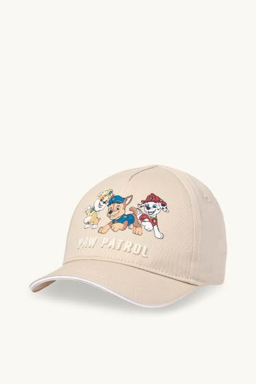 Baby Buben - PAW Patrol - Chase, Marshall, Rubble - Baby-Cap - hellbeige