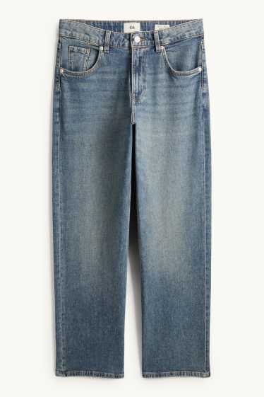 Donna - Baggy jeans - vita media - jeans blu