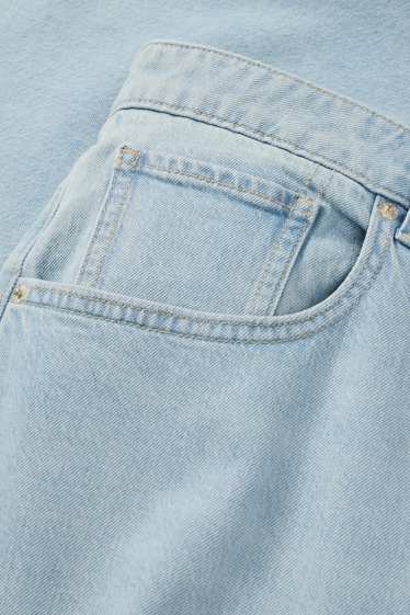 Donna - Jeans a gamba larga - vita alta - jeans azzurro