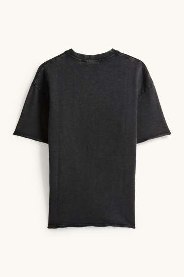 Hommes - T-shirt - relaxed fit - noir