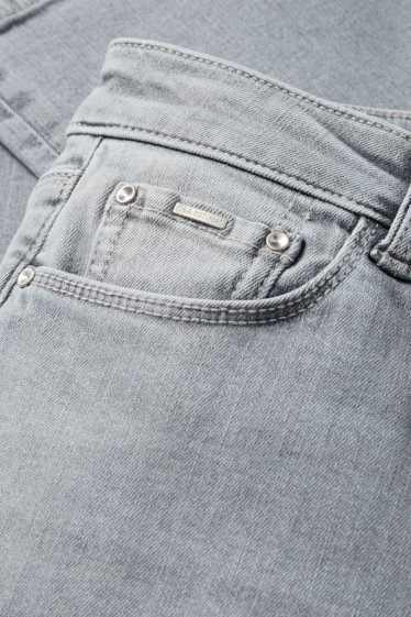 Dames - Bootcut jeans - mid waist - shaping jeans - LYCRA® - jeanslichtgrijs