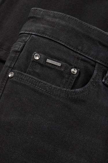 Dona - Straight jeans - mid waist - shaping jeans - texà gris fosc