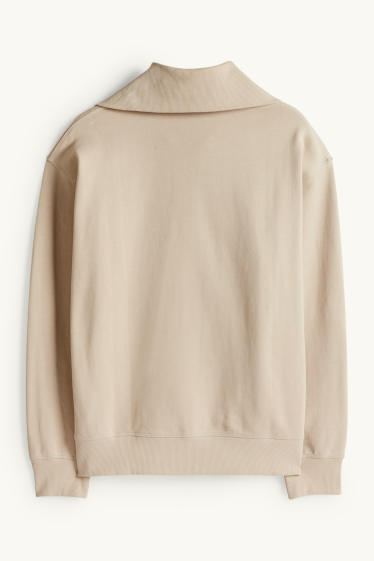 Pánské - Mikina - béžová