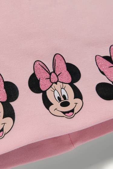 Kinder Buben - Minnie Maus - Mütze - Glanz-Effekt - rosa