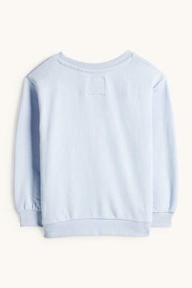 Children Girls - Lilo & Stitch - sweatshirt - shiny - light blue