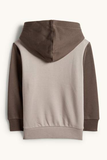 Kinder Jungen - Spider-Man - Hoodie - Glanz-Effekt - taupe