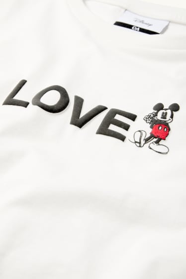 Femmes - T-shirt - regular fit - Mickey Mouse - blanc