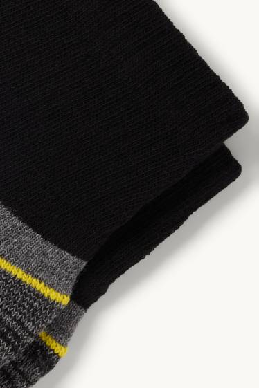 Bărbați - Multipack 5 perechi - șosete scurte - negru