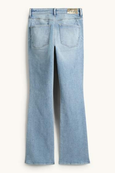 Dames - Bootcut jeans - mid waist - shaping jeans - LYCRA® - jeanslichtblauw