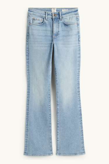 Dames - Bootcut jeans - mid waist - shaping jeans - LYCRA® - jeanslichtblauw